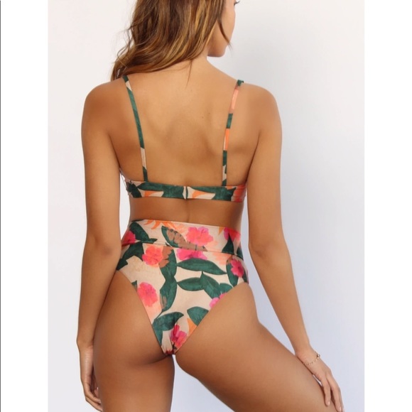 STN FX Swim / Stone Fox High Waisted La Buena Bikini Size Small - Picture 2 of 10